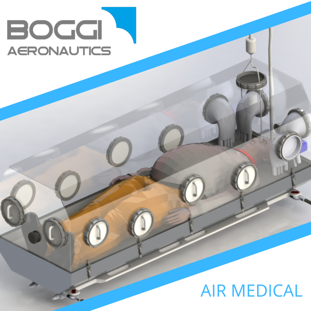 avio-cocoon Boggi Aeronautics covid-19 aviation isolation system