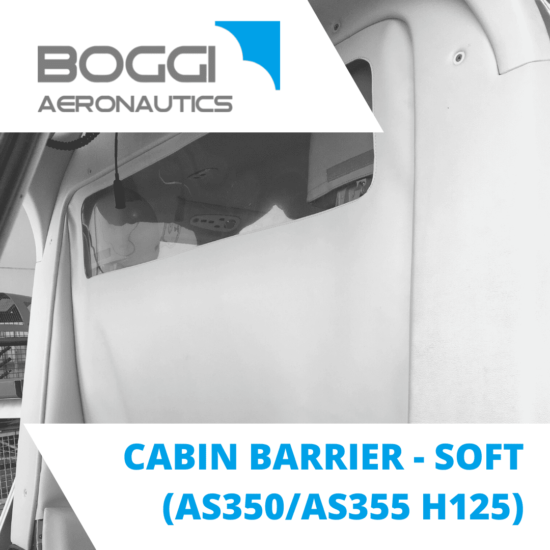 cabin barrier for helicopter Airbus AS350 AS355 H125