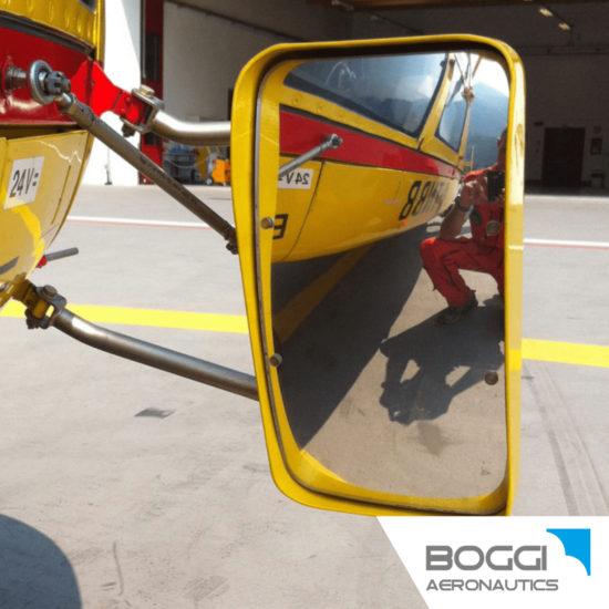 Boggi Aeronautics _ AS365 rear view cargo mirror Airbus Helicopters AS365 Dauphin