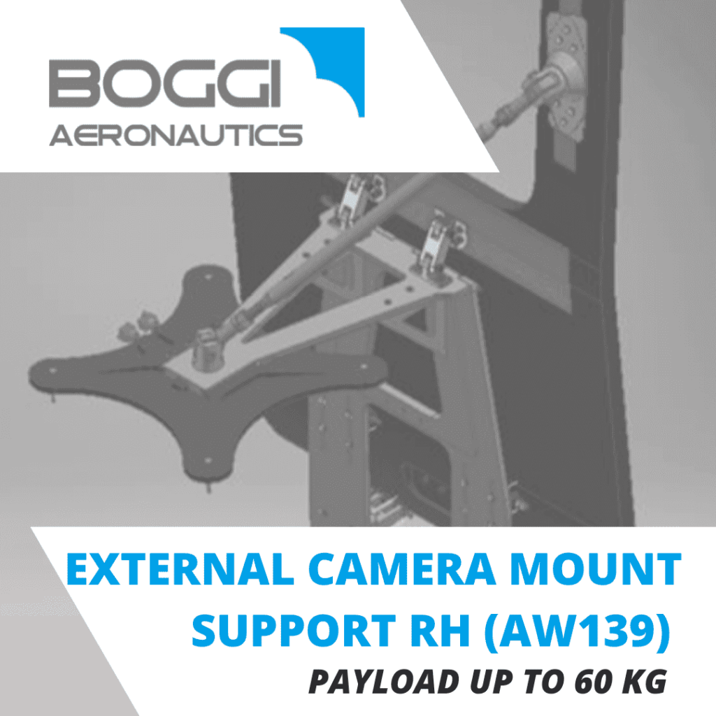 Boggi Aeronautics _ AW139 external camera mount RH payload 60 kg