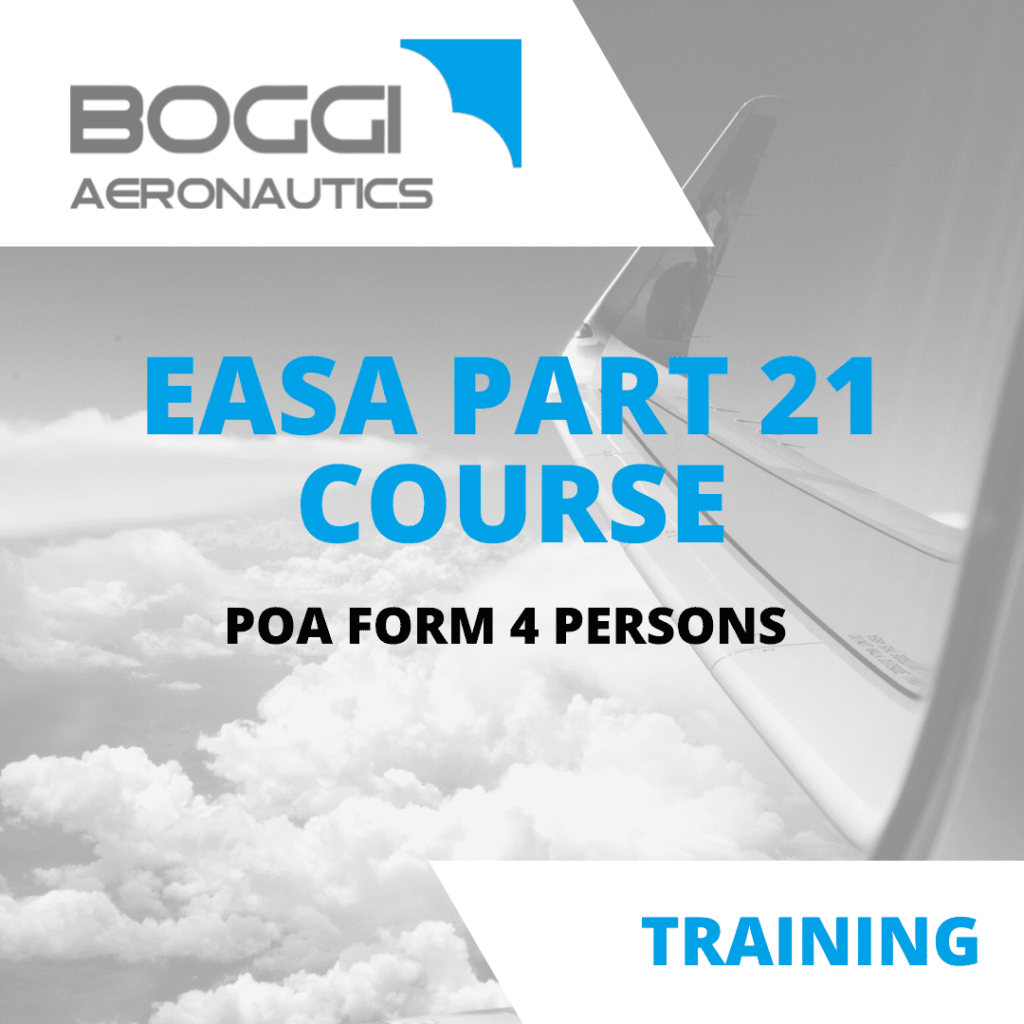 Boggi Aeronautics _ Aviation Training _ EASA Part21 course, POA Form4 persons