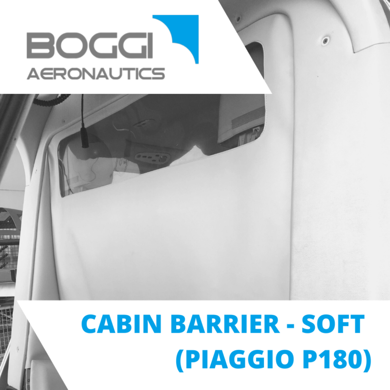 cabin barrier for aircraft Piaggio P180